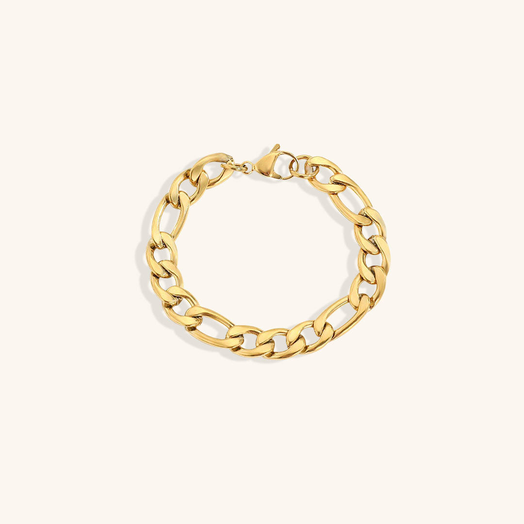 Saturn Gullkjede Armbånd" can be rewritten as "Saturn Gold Chain Bracelet.