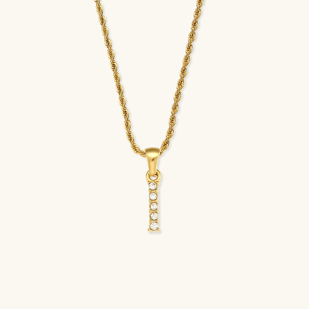 Maeve Bokstav Diamant Smykke med Initial