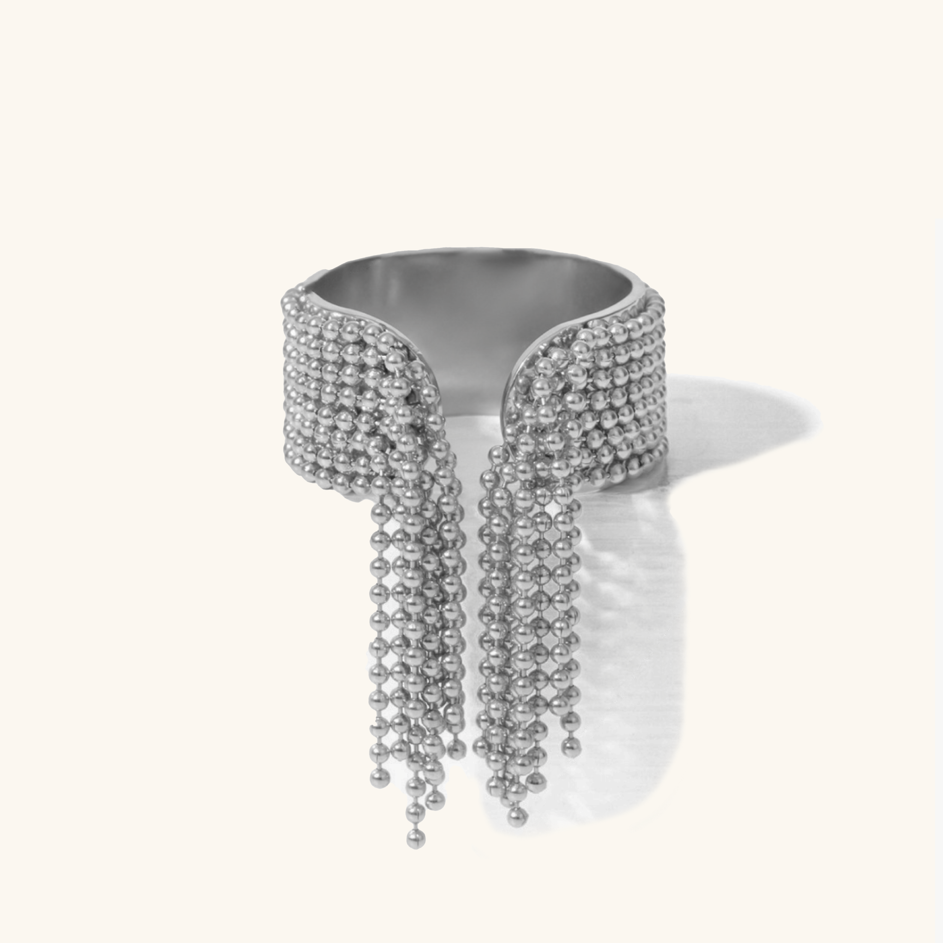 Krystelle Gull Fringe Ring