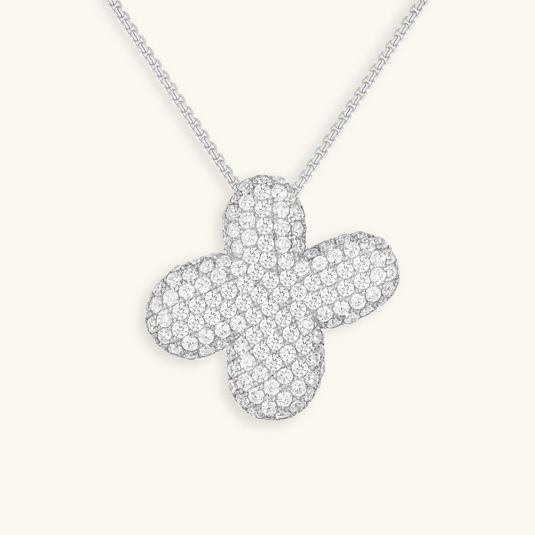 Boble Initial Diamond Necklace